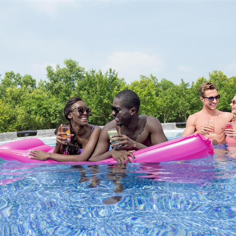 Steel Round Frame Set Pool 122cm H x 549cm W x 549cm L , with Pump Included