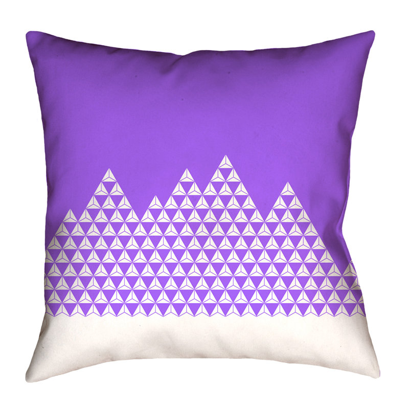 Coussin Katelyn Elizabeth, 20 po x 20 po, Violet