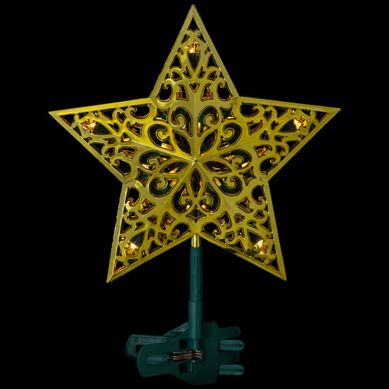 9'' Plants & Flowers Lighted Tree Topper
