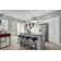 Bernardo Swivel Upholstered Adjustable Height Counter Stool with Metal Frame