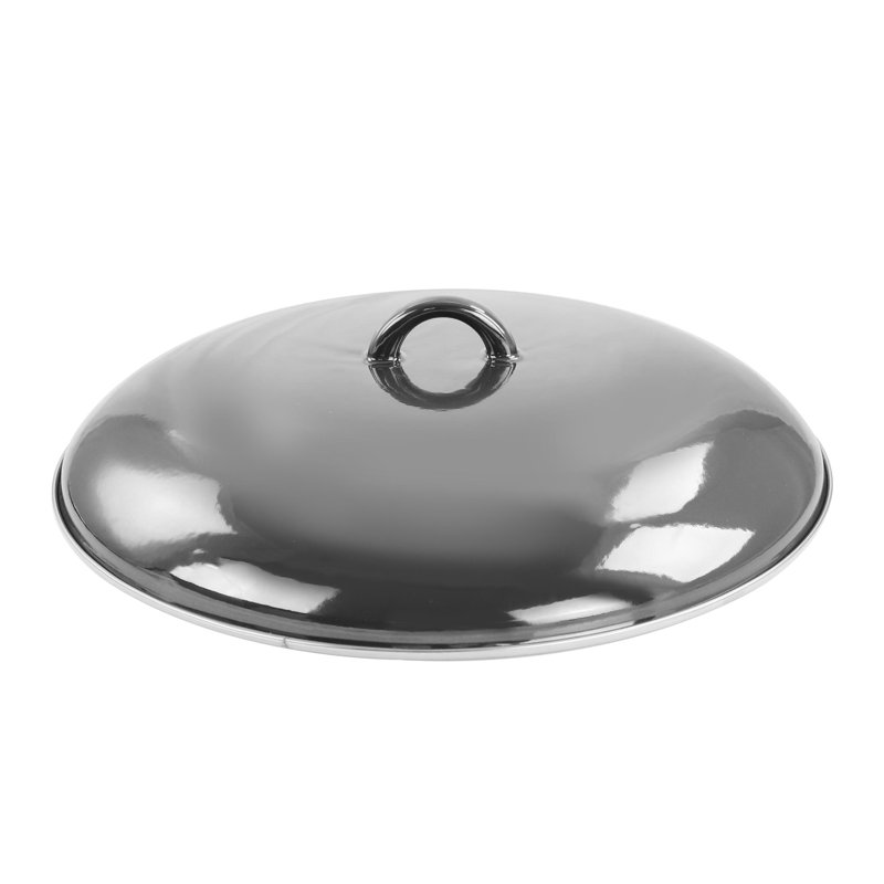 Gibson Home 5 Quarts qt. Non-Stick Enamelware Oval Braiser with Lid