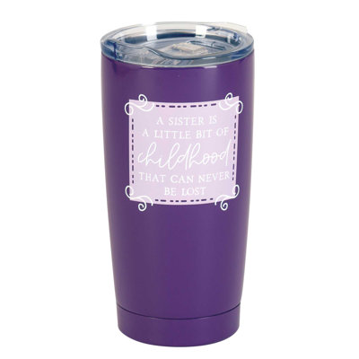 Gobelet de voyage en acier inoxydable à double paroi 20 oz A Sister
