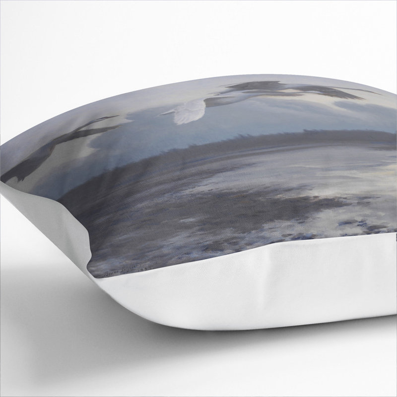 Square Cushion, 55cm H x 55cm W x 20cm D, White