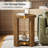 2-Tier Round Side Table, End Table For Living Room-115215452