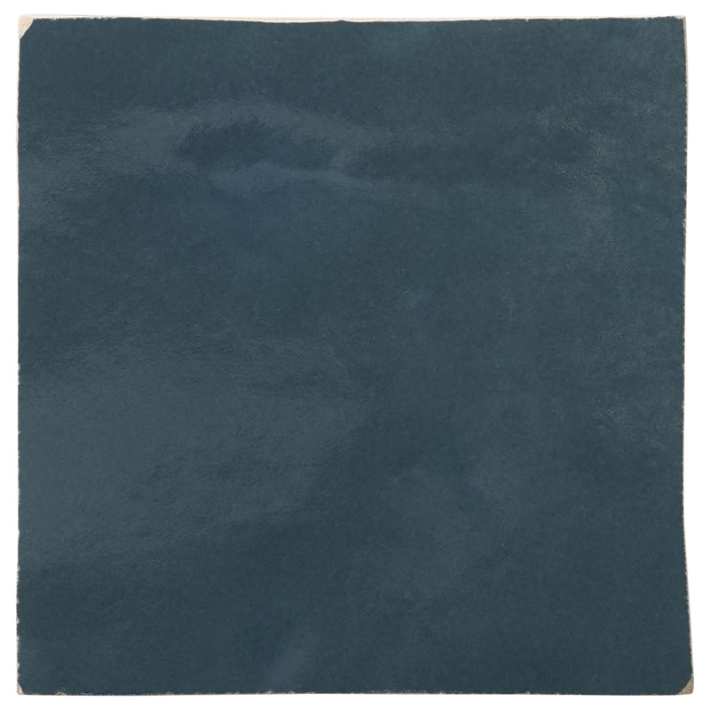 Virello 4x4 Glossy Ceramic Wall Tile, Coastal Blue