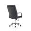 High-Back Executive Black Bonded Leather Chair
