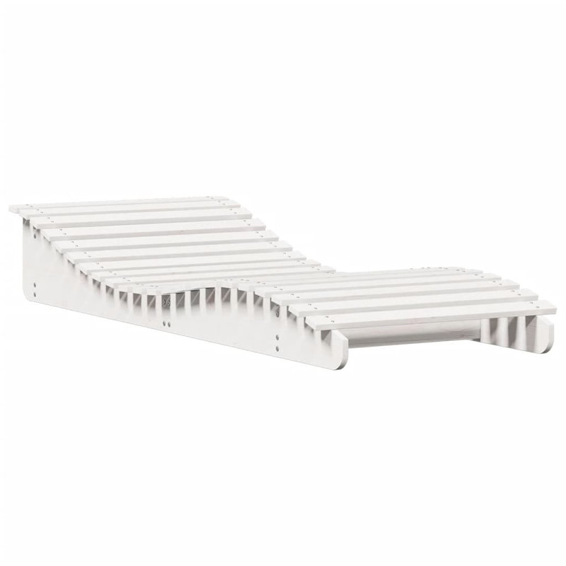 Plattsburg 205cm Long Reclining Single Chaise, White