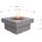Aswith 34" Outdoor Concrete Fire Pit 50,000 BTU - Includes Lava Rocks & PVC Cover-2069138234-2051561070