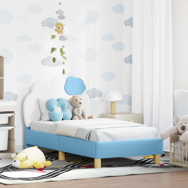 Bed Frame, Blue, Cot Bed / Toddler (70 x 140cm)