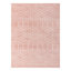 Tapis rose à motif géométrique-19863325
