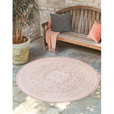 Tapis d'extérieur Chand couleur rose