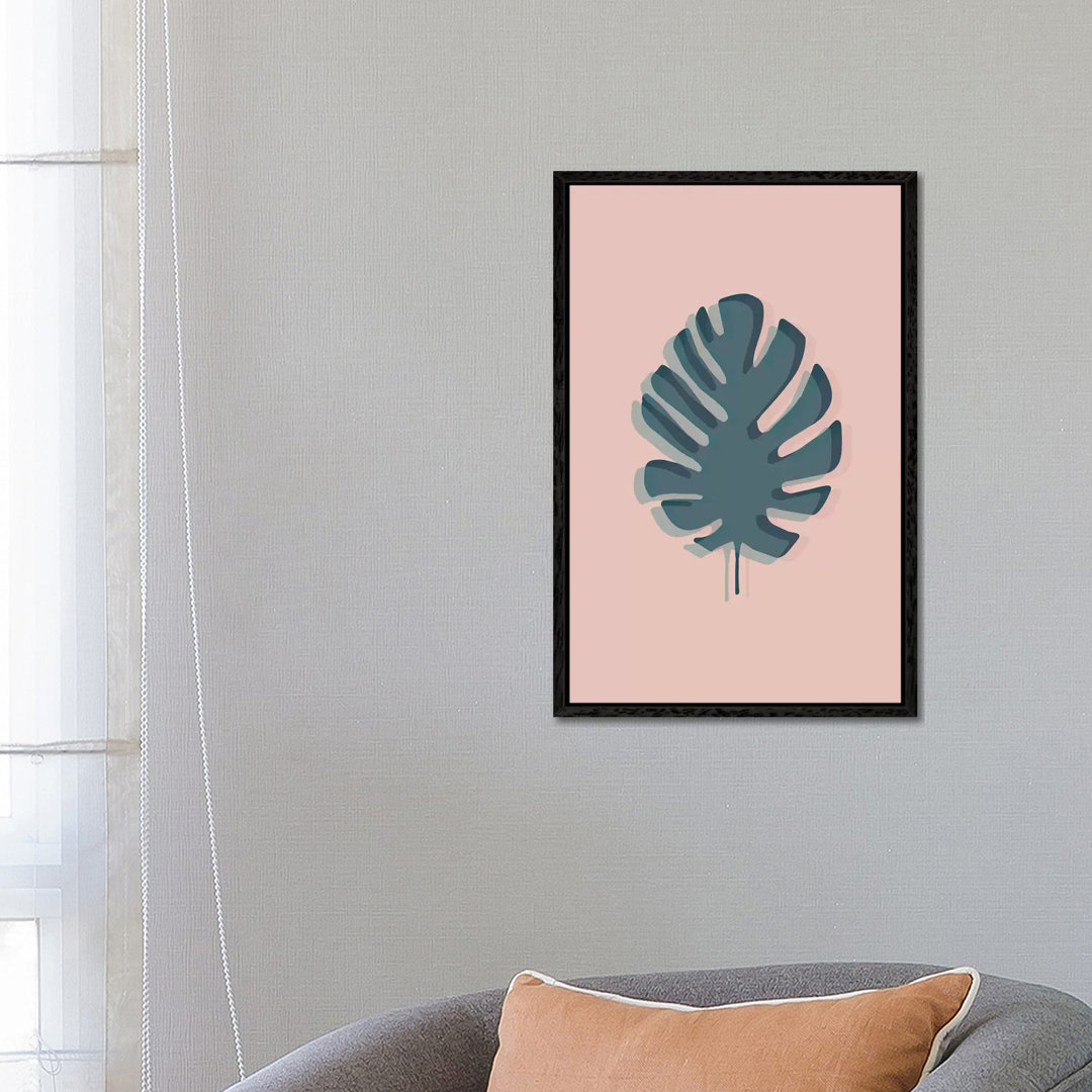 The Solitary Monstera von The Native State - Galerie-verpackte Leinwand Giclée auf Leinwand