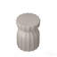 Ensemble de tables basses / d'appoint 2P pour l'intérieur et l'extérieur - MgO Cement - Blanc