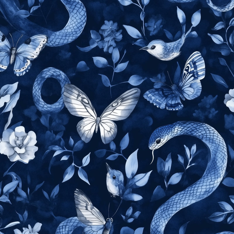 Papier peint amovible serpent
