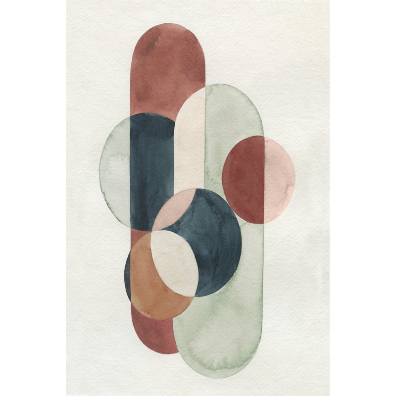 "Loops and Bound I" sur toile par Grace Popp, H 18 po x l 12 po