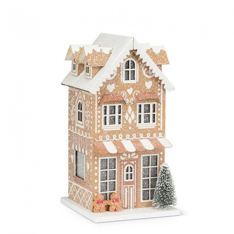 Maison à pain d'épice moyenne et haute