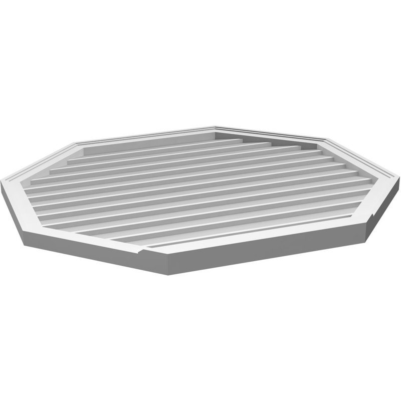 Évent horizontal gondole allongé en surface octogonal Signature, H 36 po x l 40 po x P 2 po
