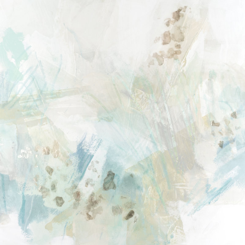 Tarnum Embellished Blue Score II by June Erica Vess - Wrapped Canvas Print, 30 cm H x 30 cm W