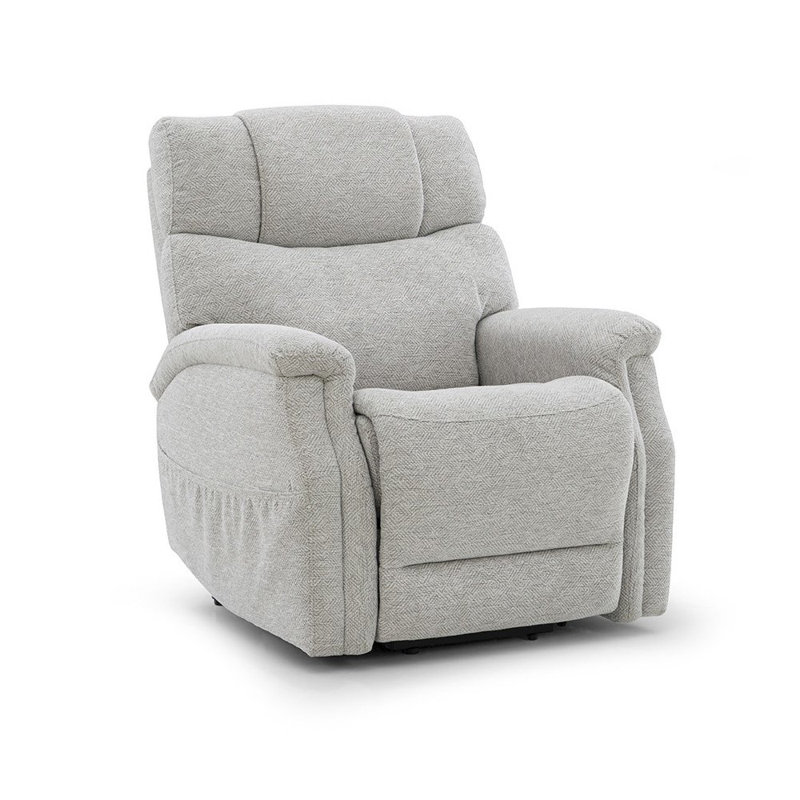 Power Lift Recliner Chair - Electric Powered Recliner with Zero Gravity, 360 lbs Capacity, Extended Leg Support, Storage Pocket, USB, Light Gray