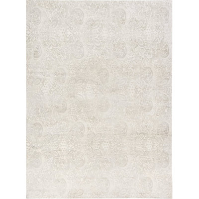 Modern One-of-a-Kind Rectangle 6'8" x 9' Hand Knotted Area Rug