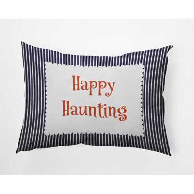 Striped Outdoor Reversible Throw Pillow