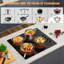 24 Inch Built-in Electric Cooktop With 4 Burners & Knob Control