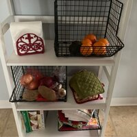 Sorbus 3-Tier Fruit Stand & Wall Mount Kitchen Storage Foldable Metal/Wire  Basket & Reviews