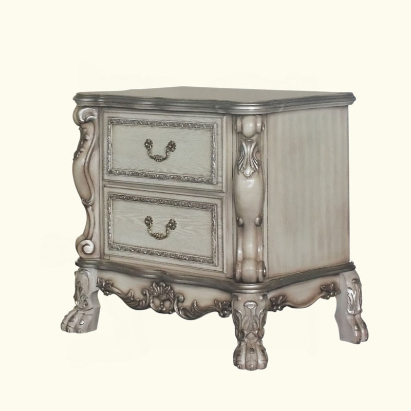 Posidon 32'' W Nightstand, Vintage Bone