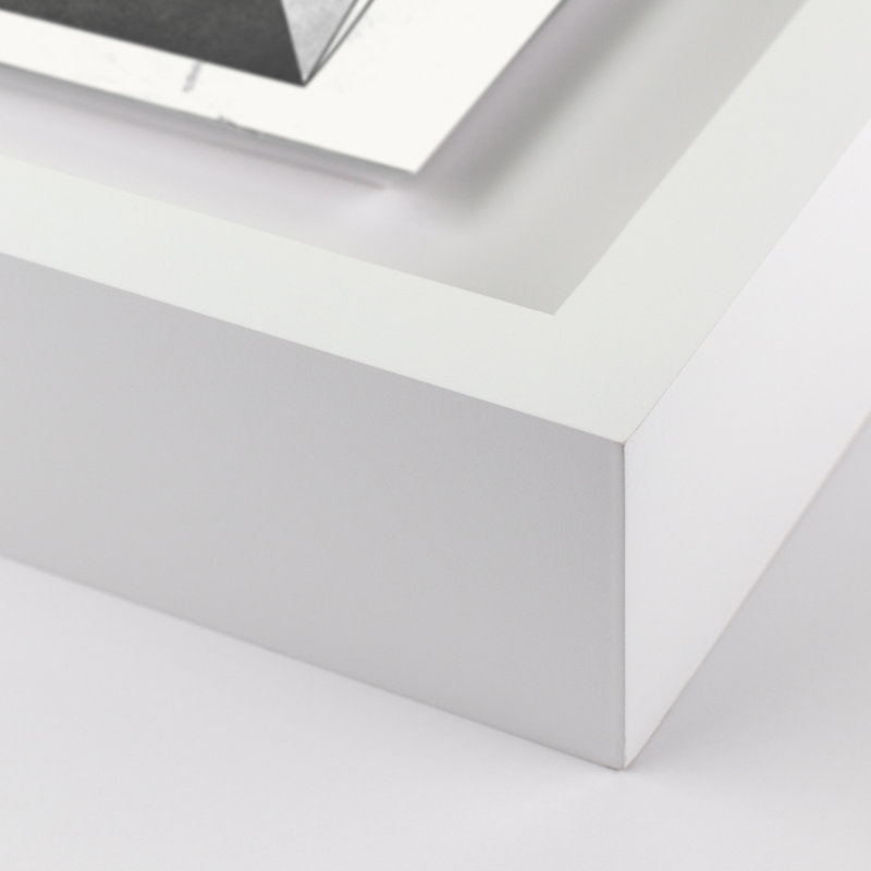 M9V2 Print by Bangbouh Studio, White, 24" H x 20" W x 1.5" D