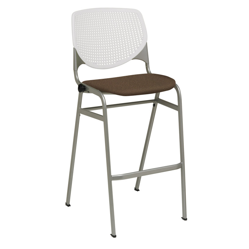 Chaise empilable sans accoudoirs Kool Poly, Fudge