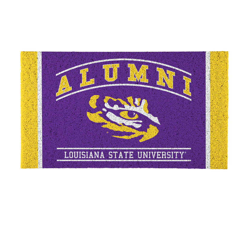 Tapis en PVC de l'Université Louisiana State University, 28 po x 16 po