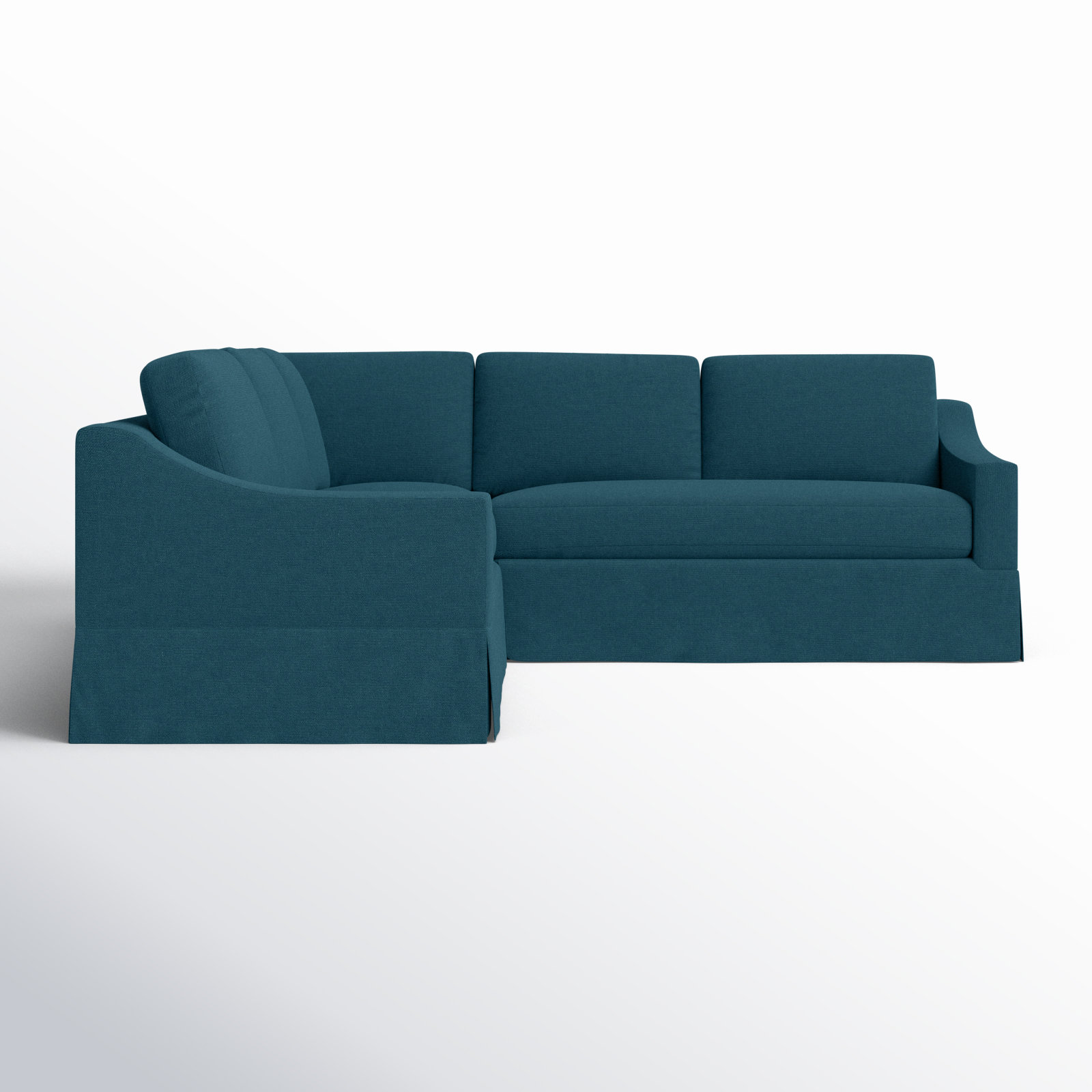 Cranbrook Slipcovered L-Sectional, Bayou Midnight Canvas