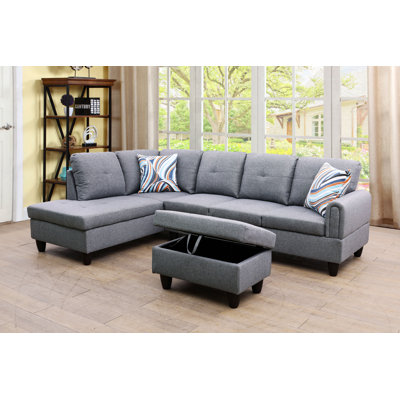 Tatman Upholstered L-Shaped Sectional