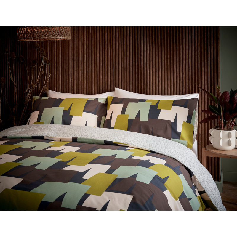 Mika Duvet Cover Set, Super King Duvet Cover + 2 Pillowcases