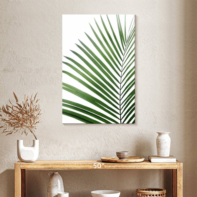 Harnek Green Palm Leaf, 36" H x 24" W
