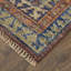 Naleia Hand Knotted Wool Geometric Area Rug in Red-1437172219