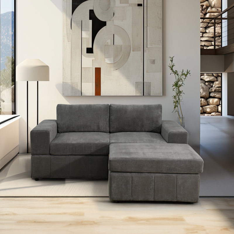 Brytney Upholstered L-Shaped Sectional Symmetrical