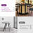 Cashus 47" Round Pedestal Dining Table for 4-6 People-684728265