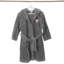  Peignoir en molleton mi-mollet avec poches et capuche-1251661394-1251661398