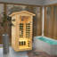 Sauna extérieur en bois pour 1 personne 1560w