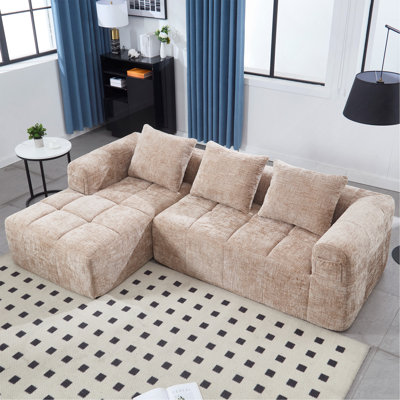 UNITED WE WIN 98.42-Inch Modular Sectional Sofa