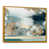Toile avec cadre flottant or