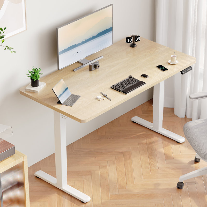 Electric Standing Desk Height Adjustable Desk Sit Stand Desk With Time Reminder Stand up Desk 2 Memory Setting Electric Desk 