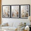 FLORAL Series CCCCXXI - Impression encadrée sur mesure de qualité supérieure - 3 pièces-1920043853-1920043852