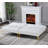 Convertible Sofa Bed Futon With Gold Metal Legs Teddy Fabric-1775781530
