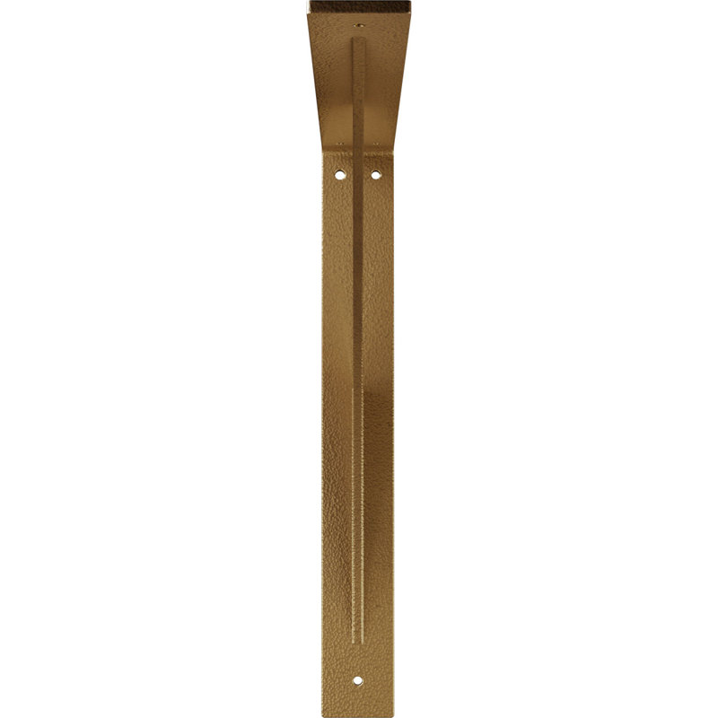 2"W x 16"D x 16"H Legacy Steel Bracket, Hammered Gold, 16" H x 2" W x 16" D, Hammered Gold