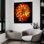 "Orange Dahlia On Black 01" par Tom Quartermaine