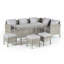 Weinstein 7 - Person Wicker Patio Dining Set with Rectangular Table , Cushions Included