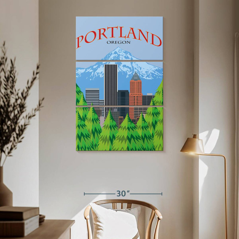 Sireci Portland Poster, 65" H x 42" W