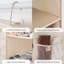 6-Shelf Hanging Closet Organizer,Durable Fabric Material Easy To Clean,Size 12"D X 12"W X 47.5"H ,White & Ivory